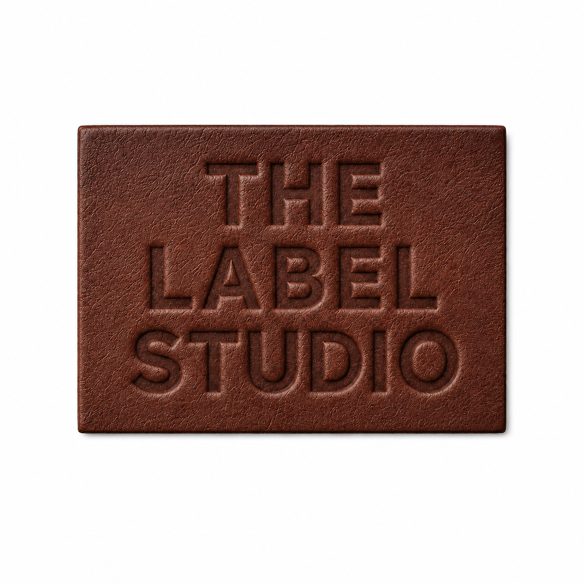 The Rustic Embossed Leather Patch