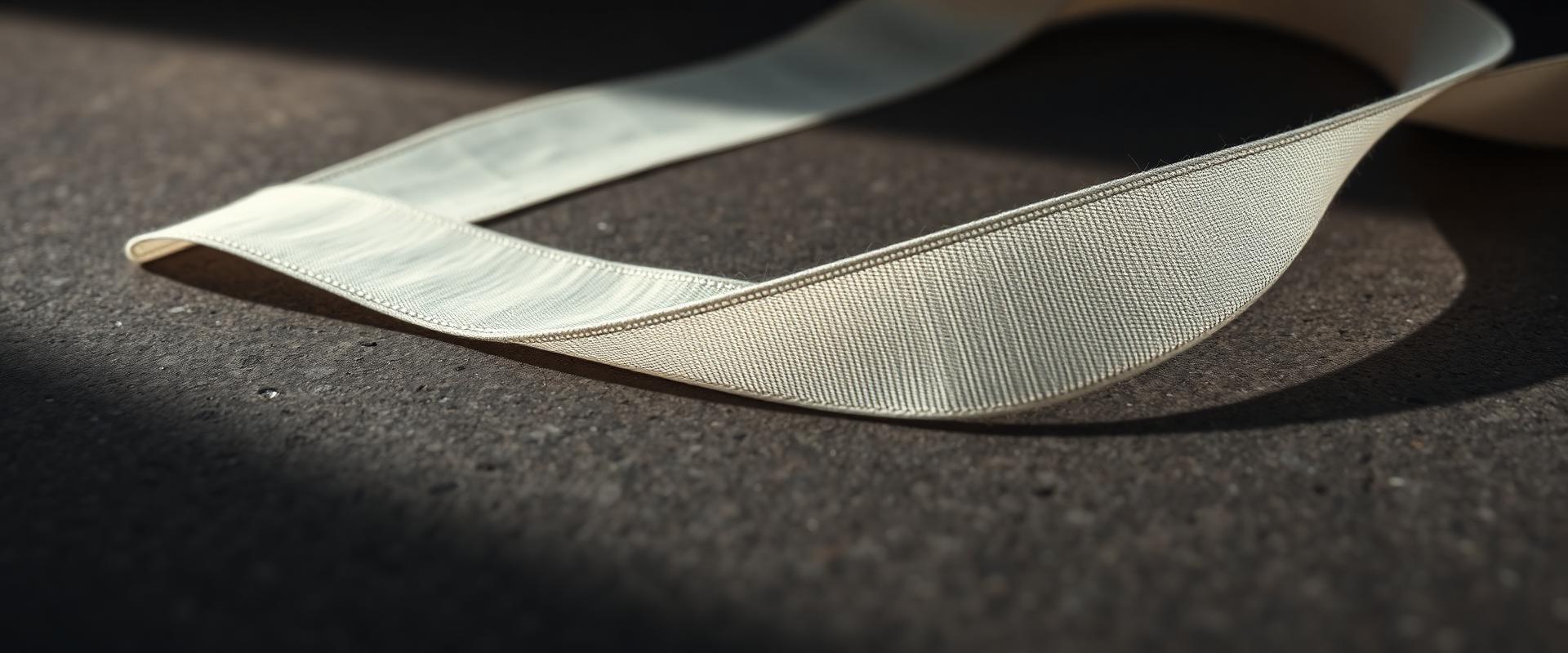 Woven label ribbon